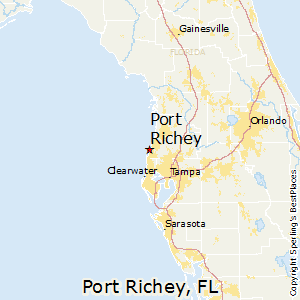 Port_Richey,Florida Map