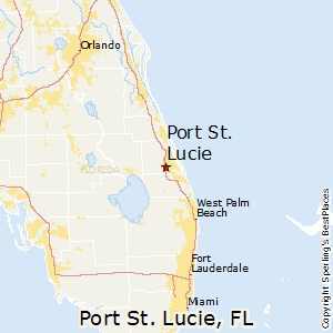 Port_St_Lucie,Florida Map