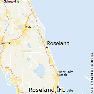 Roseland,Florida Map