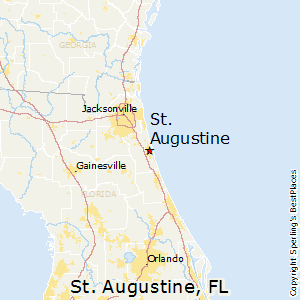 St_Augustine,Florida Map