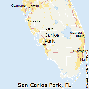 San_Carlos_Park,Florida Map