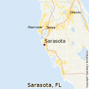Sarasota,Florida Map