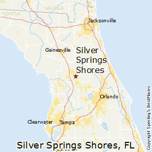 Map Of Silver Springs Florida