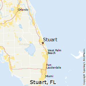 Stuart,Florida Map