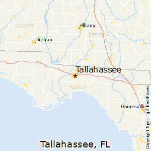 Tallahassee,Florida Map