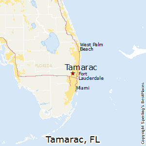 Tamarac,Florida Map