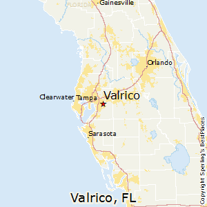 Valrico,Florida Map