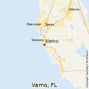 Vamo,Florida Map