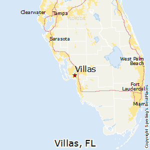Villas,Florida Map