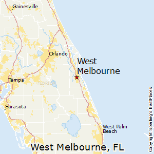West_Melbourne,Florida Map