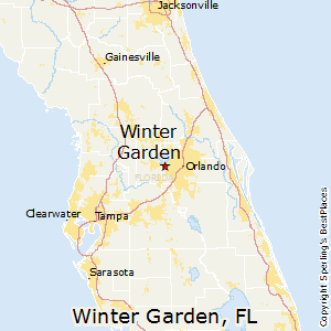Winter_Garden,Florida Map