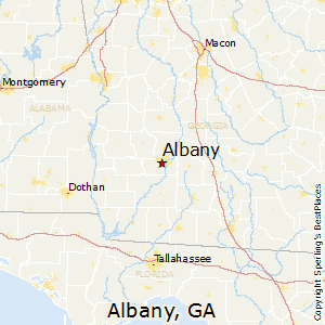 Albany,Georgia Map