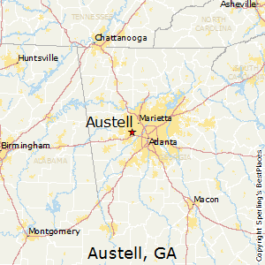 Austell,Georgia Map