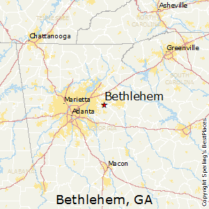 Bethlehem,Georgia Map