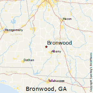 Bronwood,Georgia Map