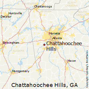 Chattahoochee_Hills,Georgia Map