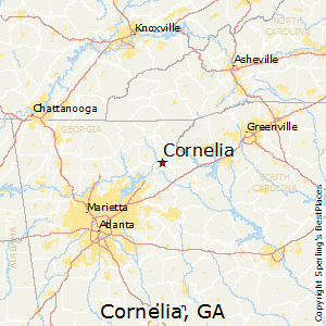 Cornelia,Georgia Map