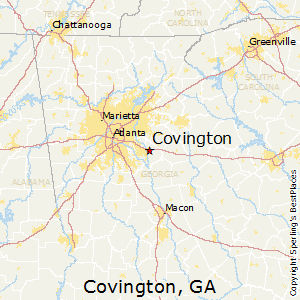 Covington,Georgia Map