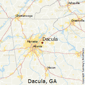 Dacula,Georgia Map