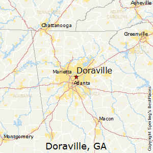 Doraville,Georgia Map