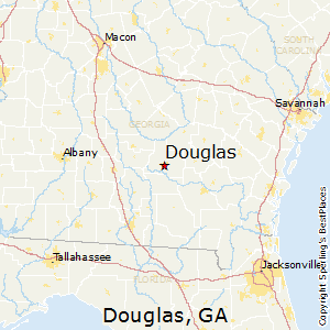 Douglas,Georgia Map