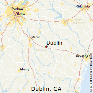 Dublin,Georgia Map