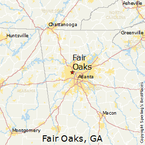 Fair_Oaks,Georgia Map