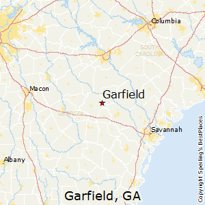 Garfield,Georgia Map