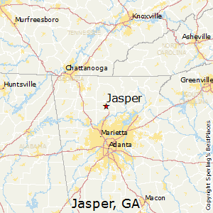 Jasper,Georgia Map