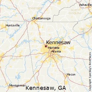 Kennesaw,Georgia Map