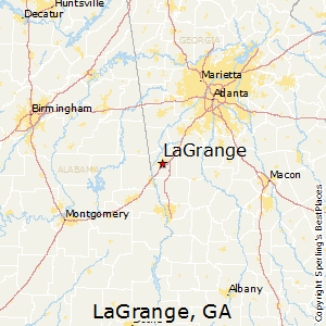 LaGrange,Georgia Map