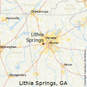 Lithia_Springs,Georgia Map