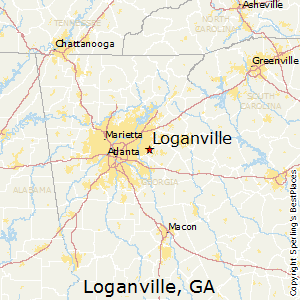 Loganville,Georgia Map