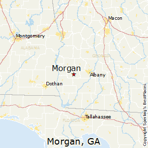 Morgan,Georgia Map