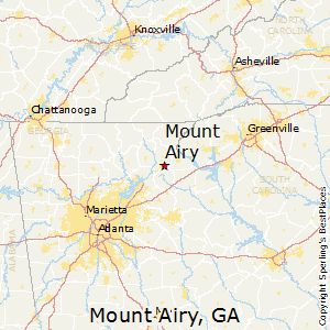 Mount_Airy,Georgia Map