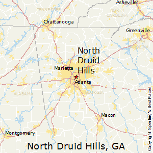 Best Places to Live in North Druid Hills, Georgia