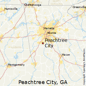 Peachtree_City,Georgia Map