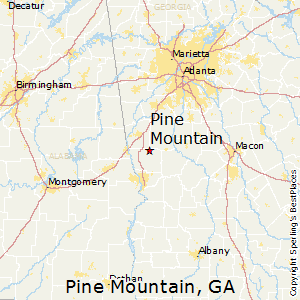 Pine_Mountain,Georgia Map