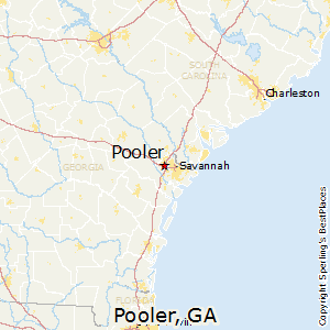 Pooler,Georgia Map