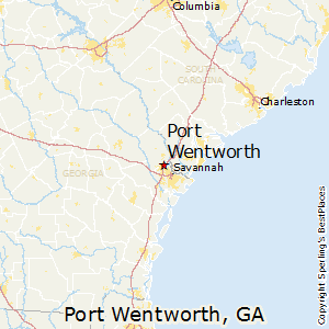 Port_Wentworth,Georgia Map