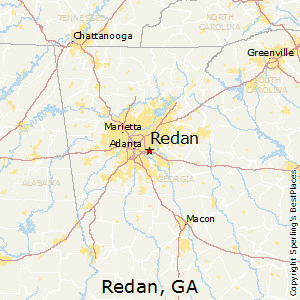 Redan,Georgia Map