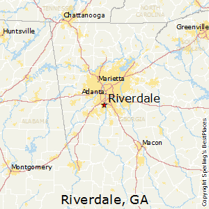 Riverdale,Georgia Map