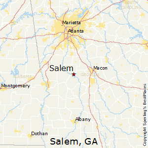 Salem,Georgia Map