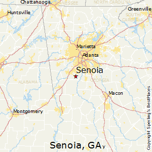 Senoia,Georgia Map