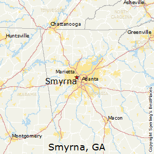 Smyrna,Georgia Map
