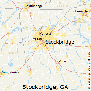 Stockbridge,Georgia Map