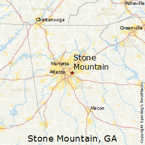Stone_Mountain,Georgia Map