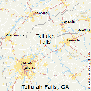 Tallulah_Falls,Georgia Map
