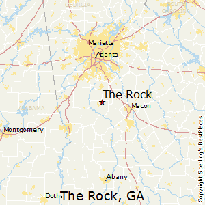 The_Rock,Georgia Map