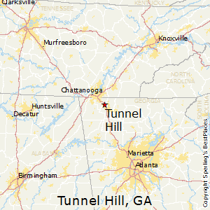 Tunnel_Hill,Georgia Map